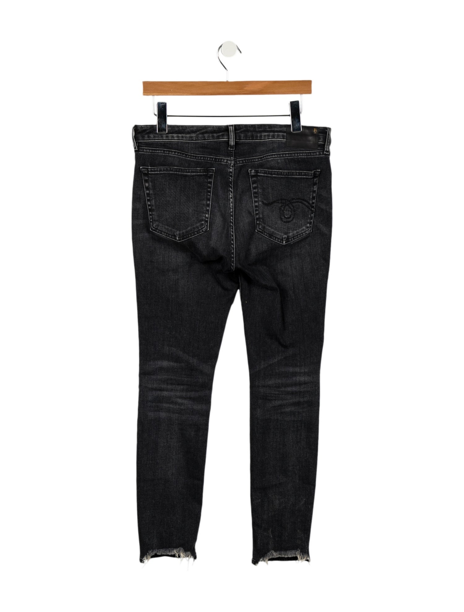R13 Mid-Rise Skinny Leg Jeans